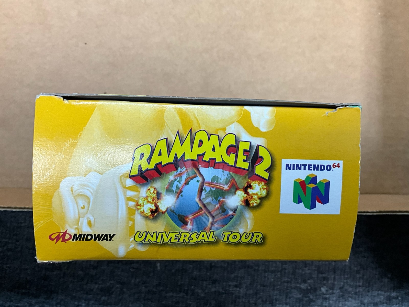 Rampage 2 Big Box Variant No Plush Nintendo 64 N64 Complete In Box CIB Near Mint
