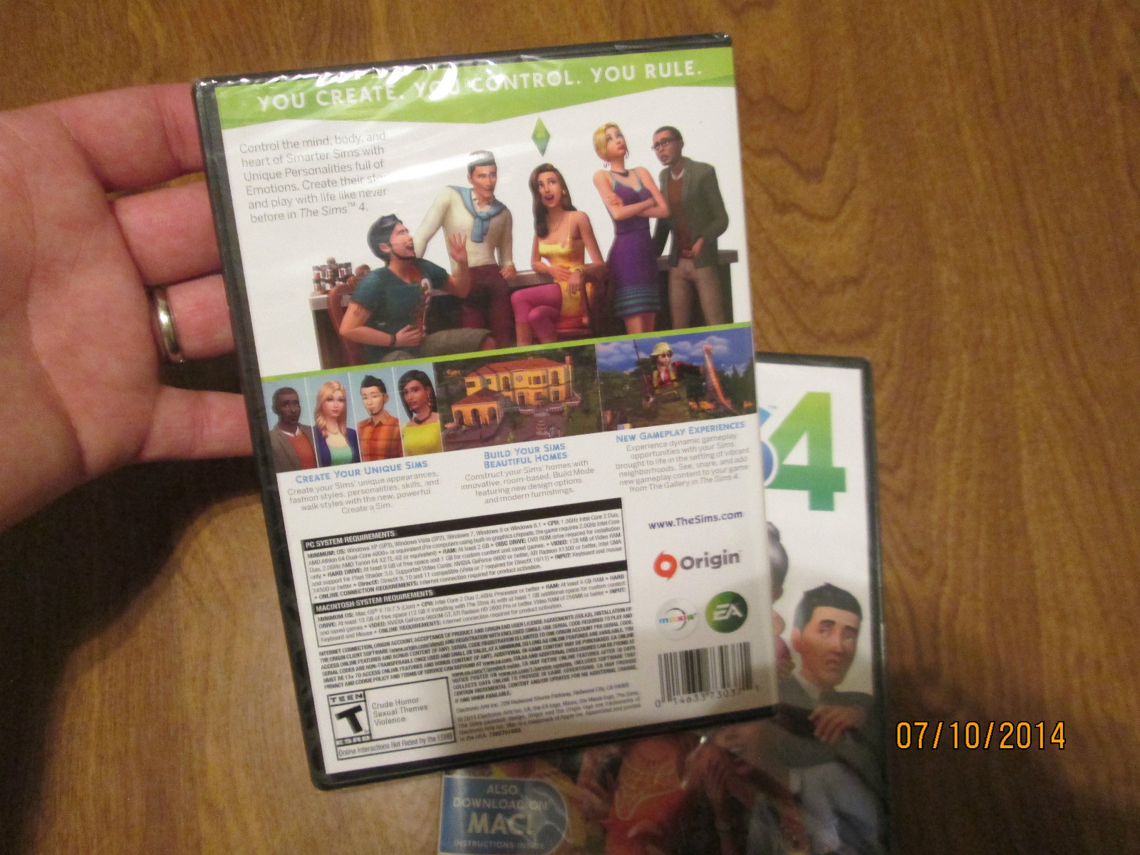 THE SIMS 4 PC MAC AUTHENTIC BRAND NEW FACTORY SEALED Ship Physical Game Disc