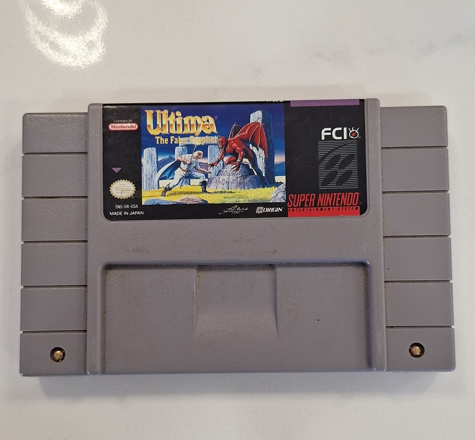 FCI Ultima: The False Prophet (Ultima Series) Nintendo SNES NTSC-U/C