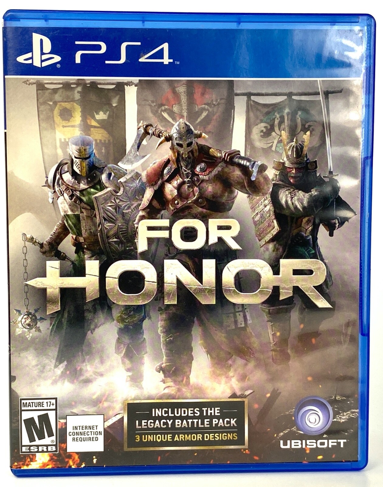 PS4 For Honor w/ Legacy Battle Pack (Playstation 4, 2017) Internet Required