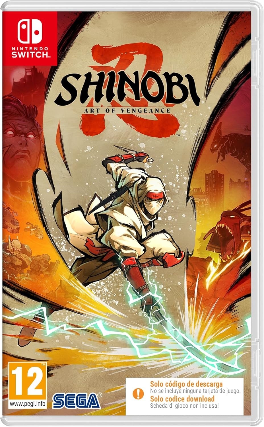 SHINOBI: ART OF VENGEANCE Juego Digital para consola Nintendo Switch PAL ES