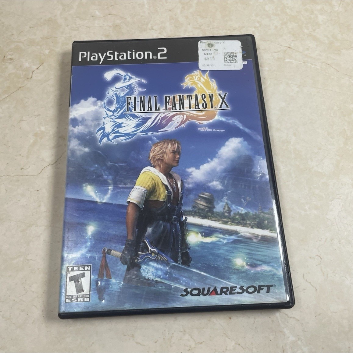 Final Fantasy X PS2 Game Disc w/ Case Final Fantasy Series (Untested)
