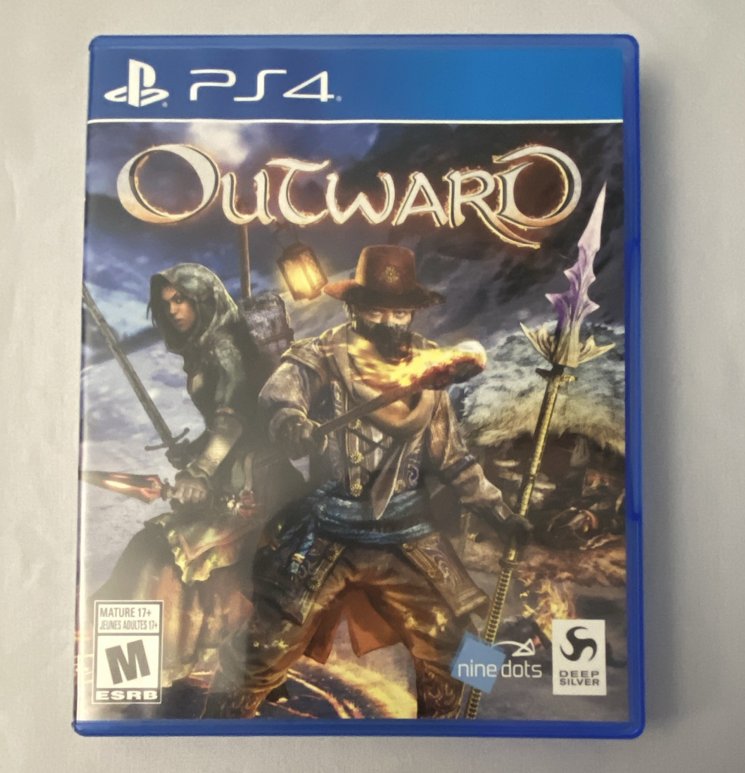 Deep Silver Outward PS4 M Role Playing Multiplayer Online NTSC-U/C Case Disc