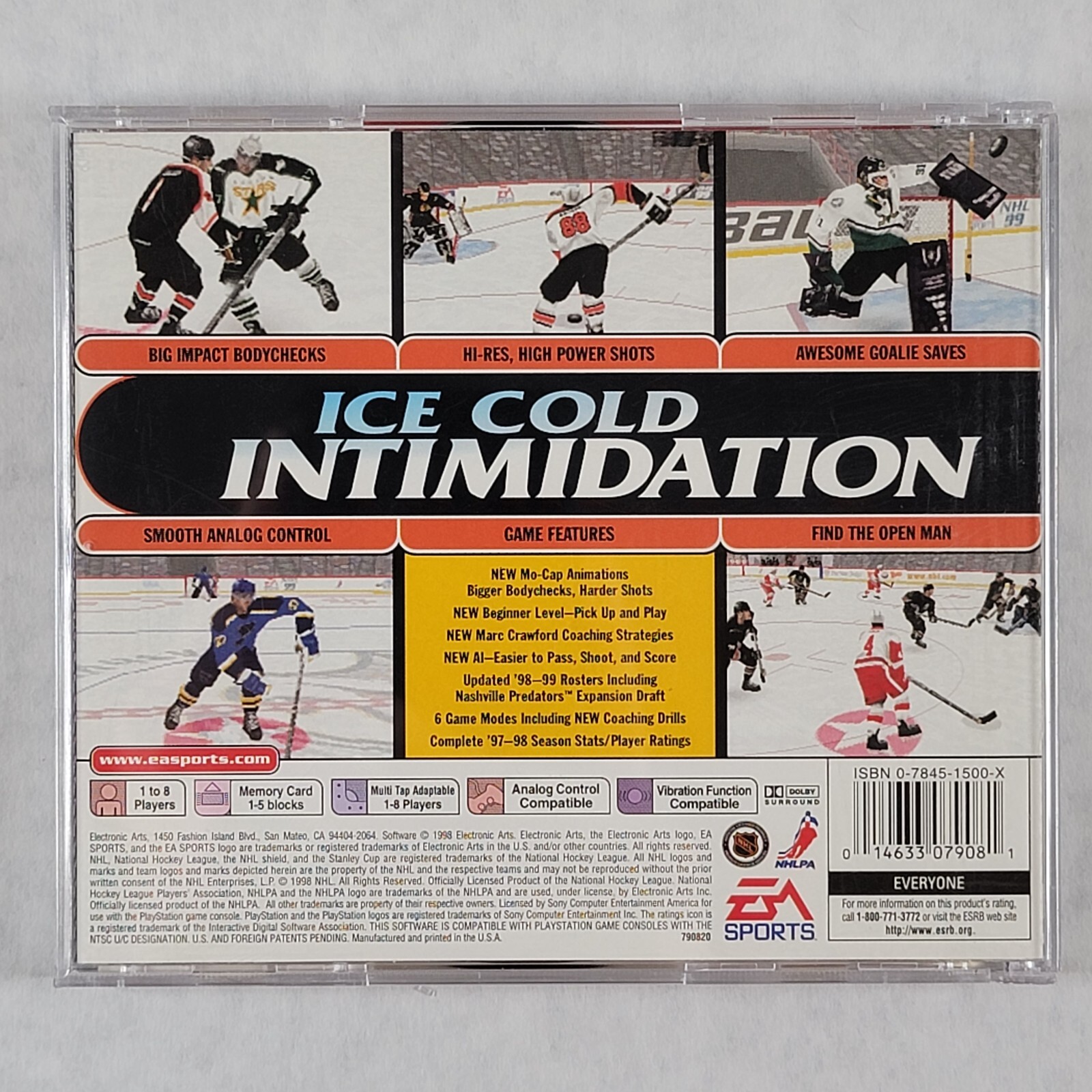 NHL 99 Sony PS1 Playstation 1 CIB