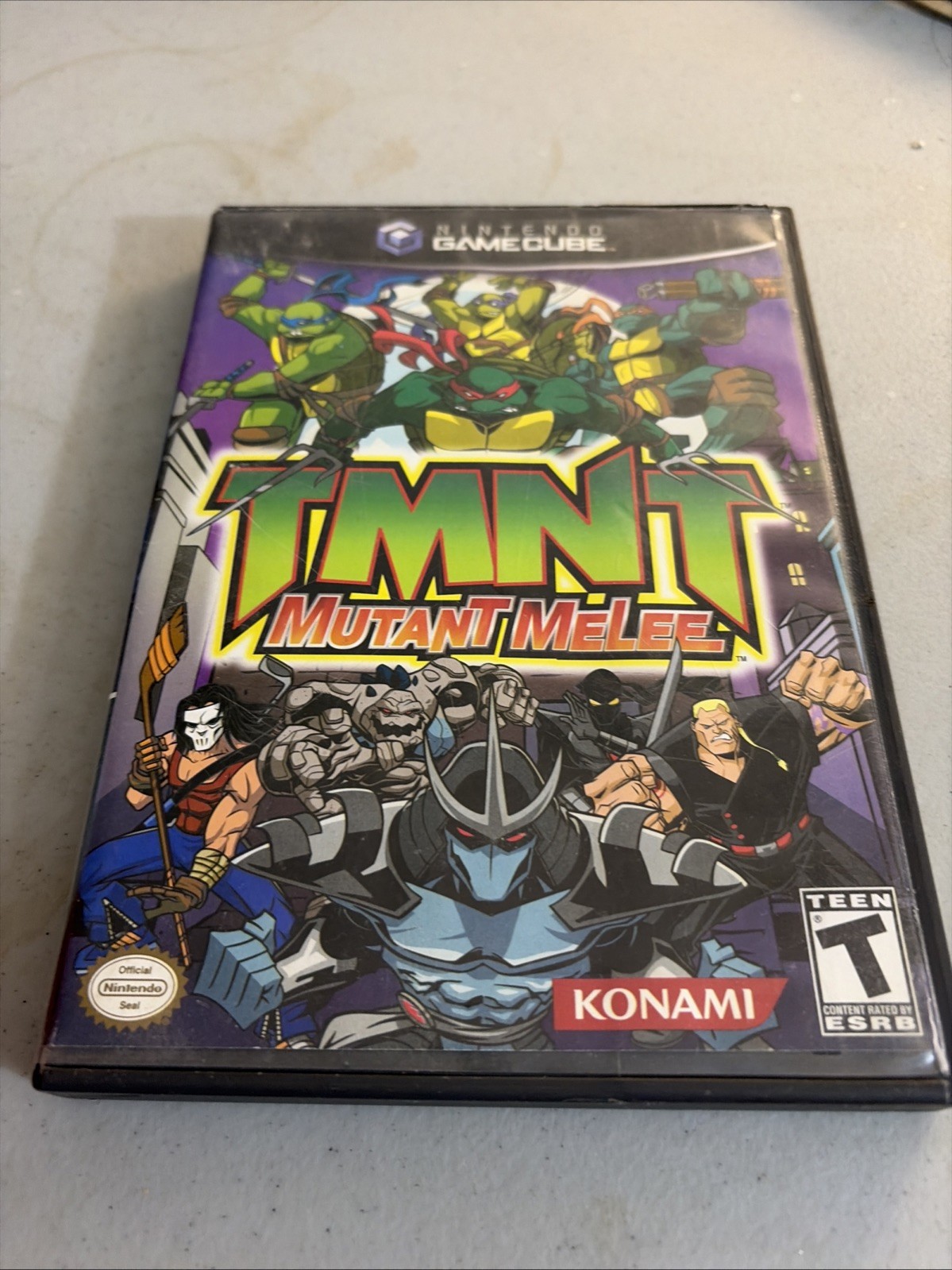 TMNT Mutant Melee Nintendo GameCube. CIB Tested And Working