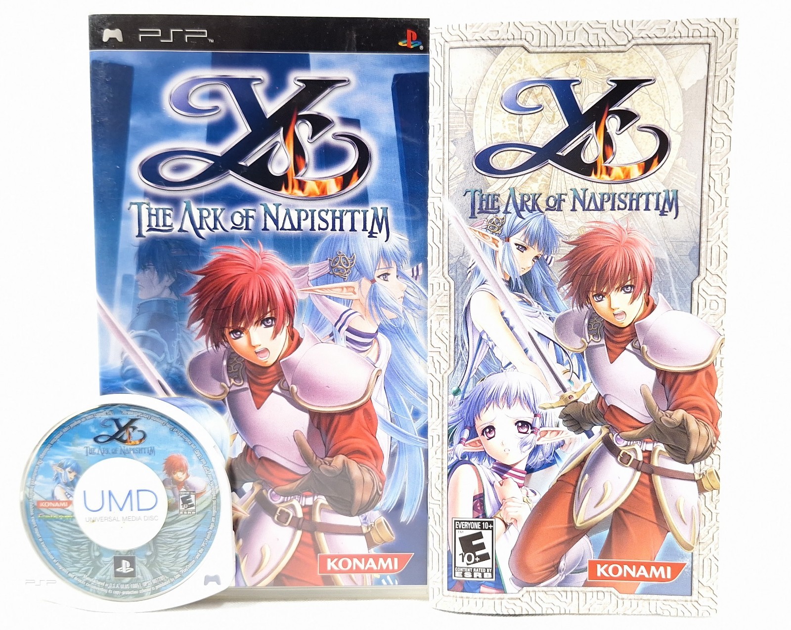 Ys: The Ark of Napishtim (Sony Playstation PSP 2006) & Manual CIB Complete 19991