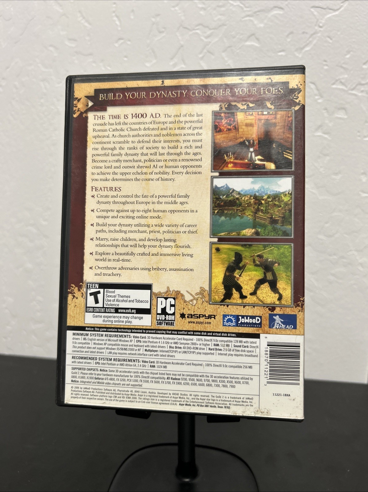 The Guild 2 Medieval Strategy & Simulation Experience PC 2006 Free Shipping!