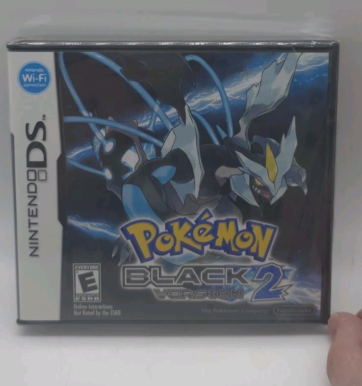 Pokemon: Black Version 2 (Nintendo DS, 2012) Brand New Factory Seal First Print