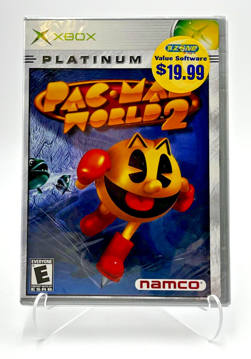 Pac-Man World 2 (Microsoft Xbox, 2002) Platinum Hits, Factory Sealed