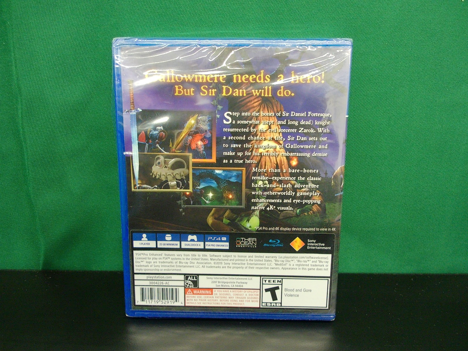 MediEvil PlayStation 4 PS4 Sealed