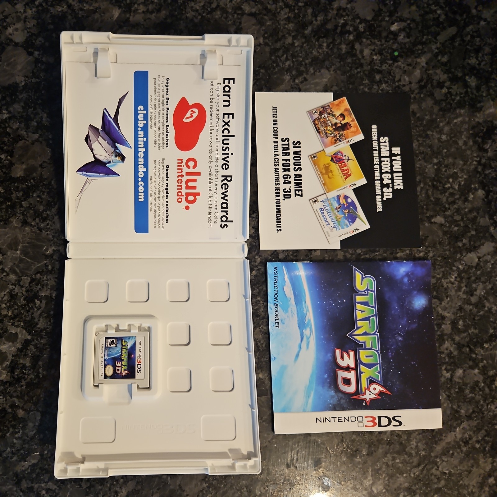 Star Fox 64 3D (Nintendo 3DS, 2011) Complete