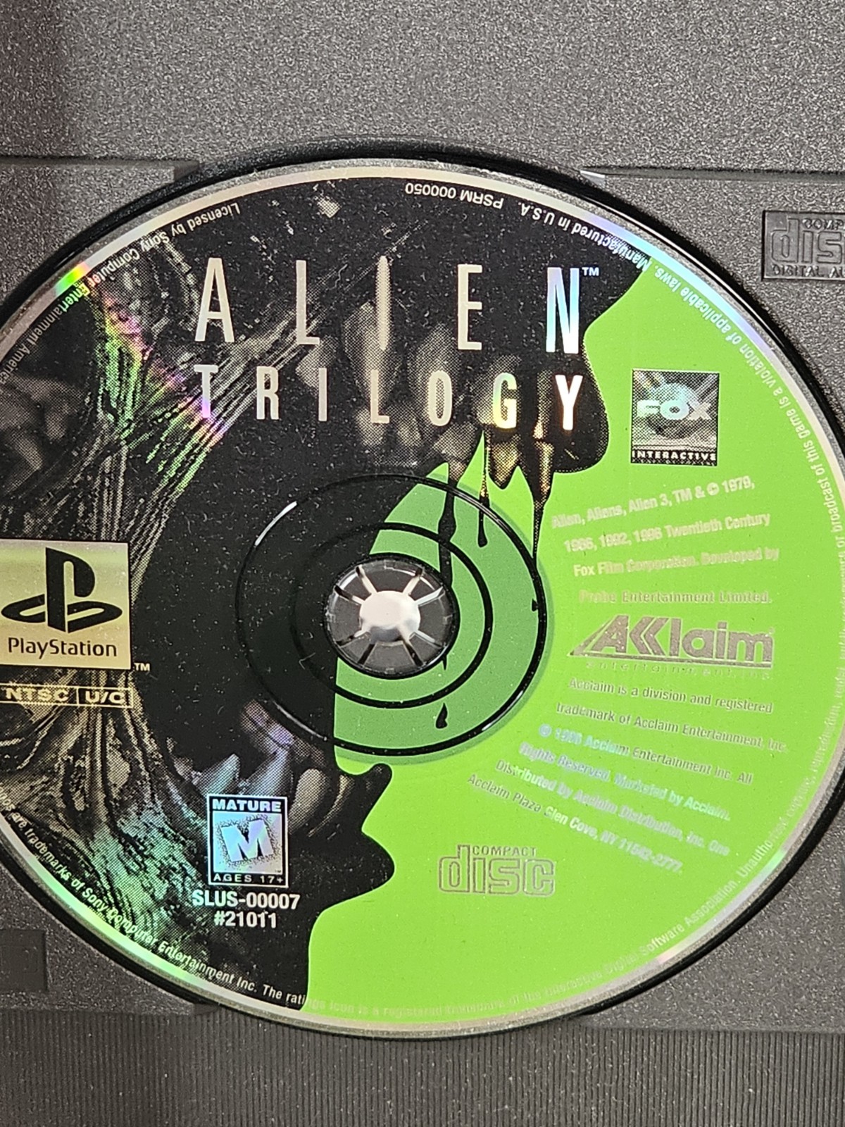 Alien Trilogy Sony PlayStation 1 Long Box, Complete In Box