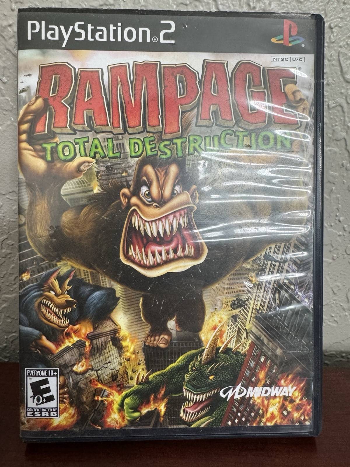 Rampage: Total Destruction PlayStation 2; No Manual; Tested!