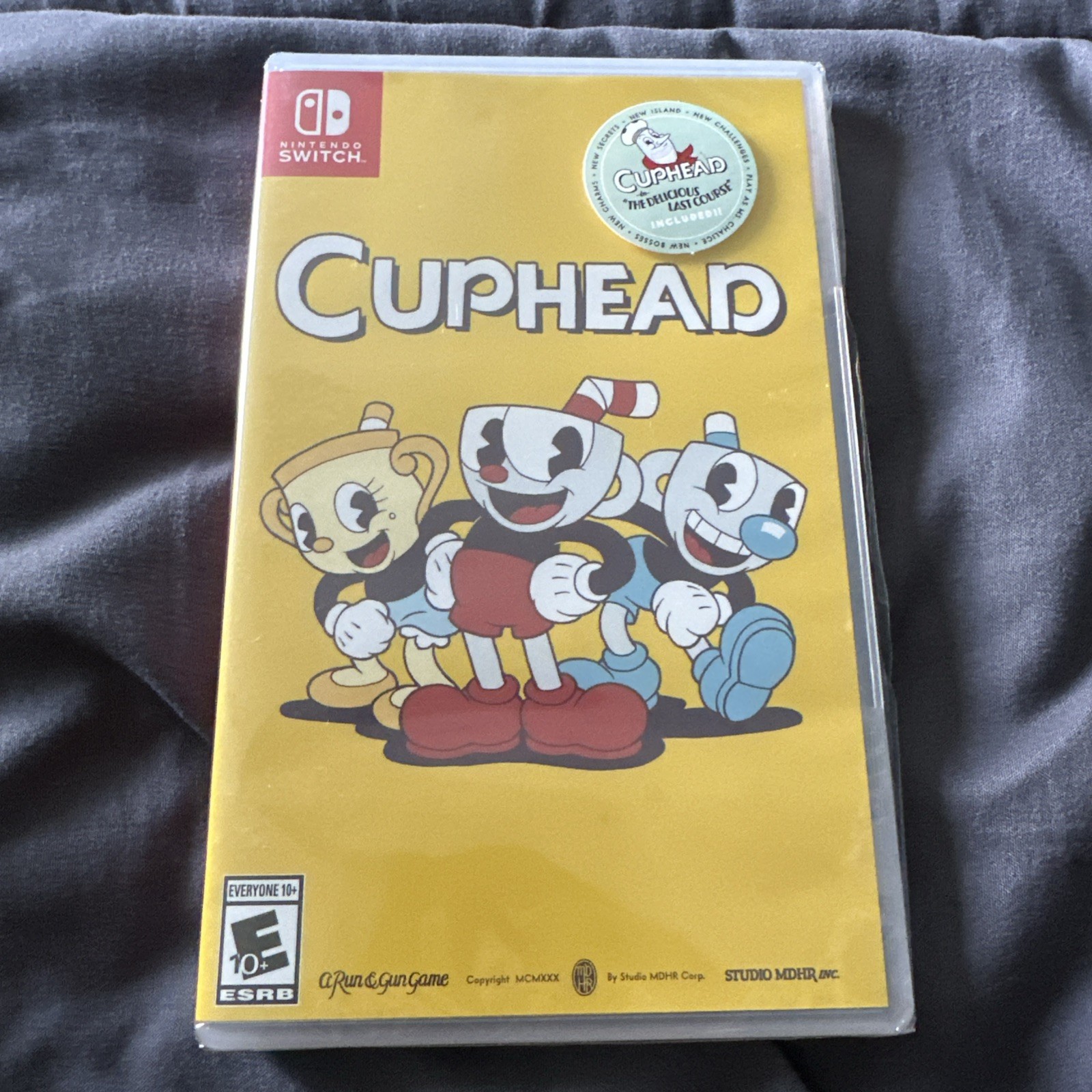 Cuphead Nintendo Switch Physical Edition with Delicious Last Course DLC New