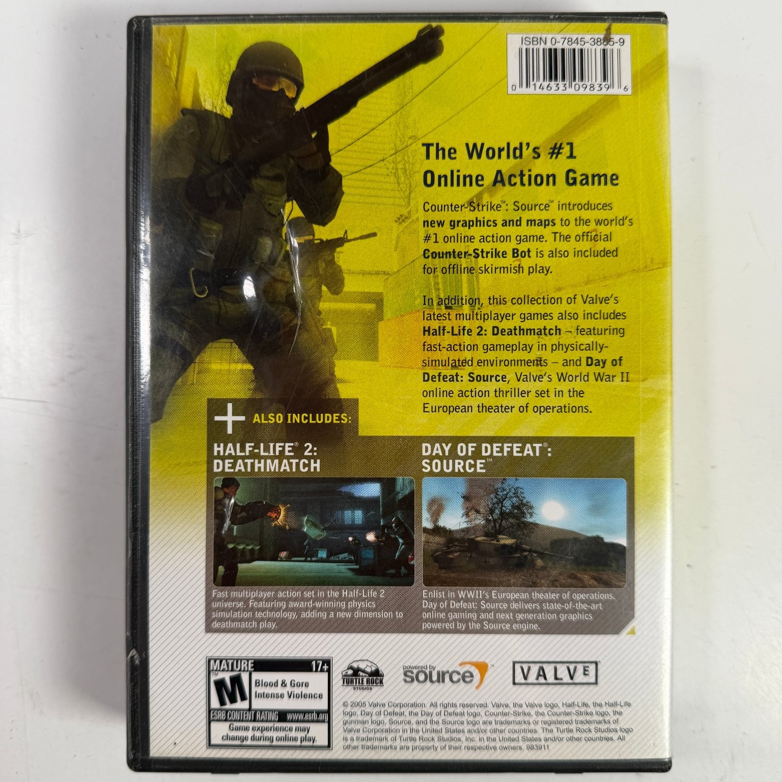Counter-Strike Source PC Video Game Half-Life 2 Deathmatch Day of Defeat FPS