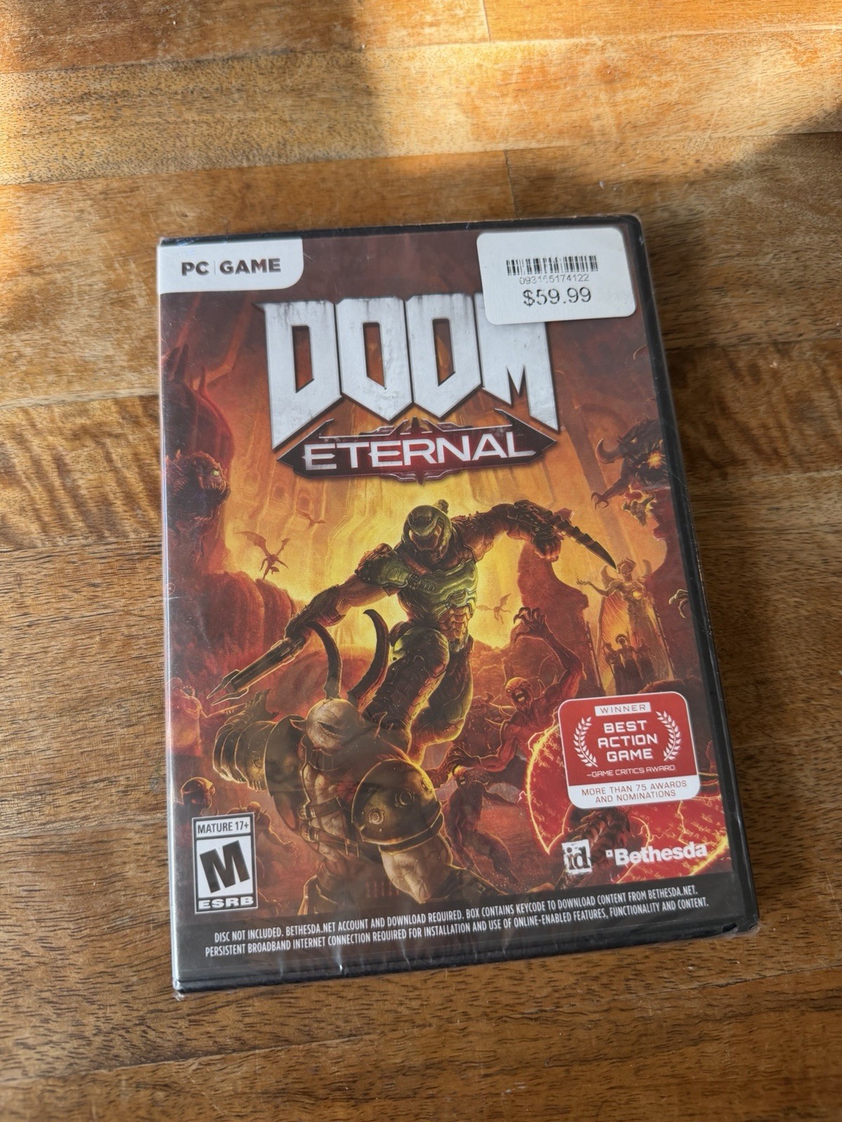DOOM Eternal: Standard Edition for Windows PC Game (PC, 2020) Sealed New