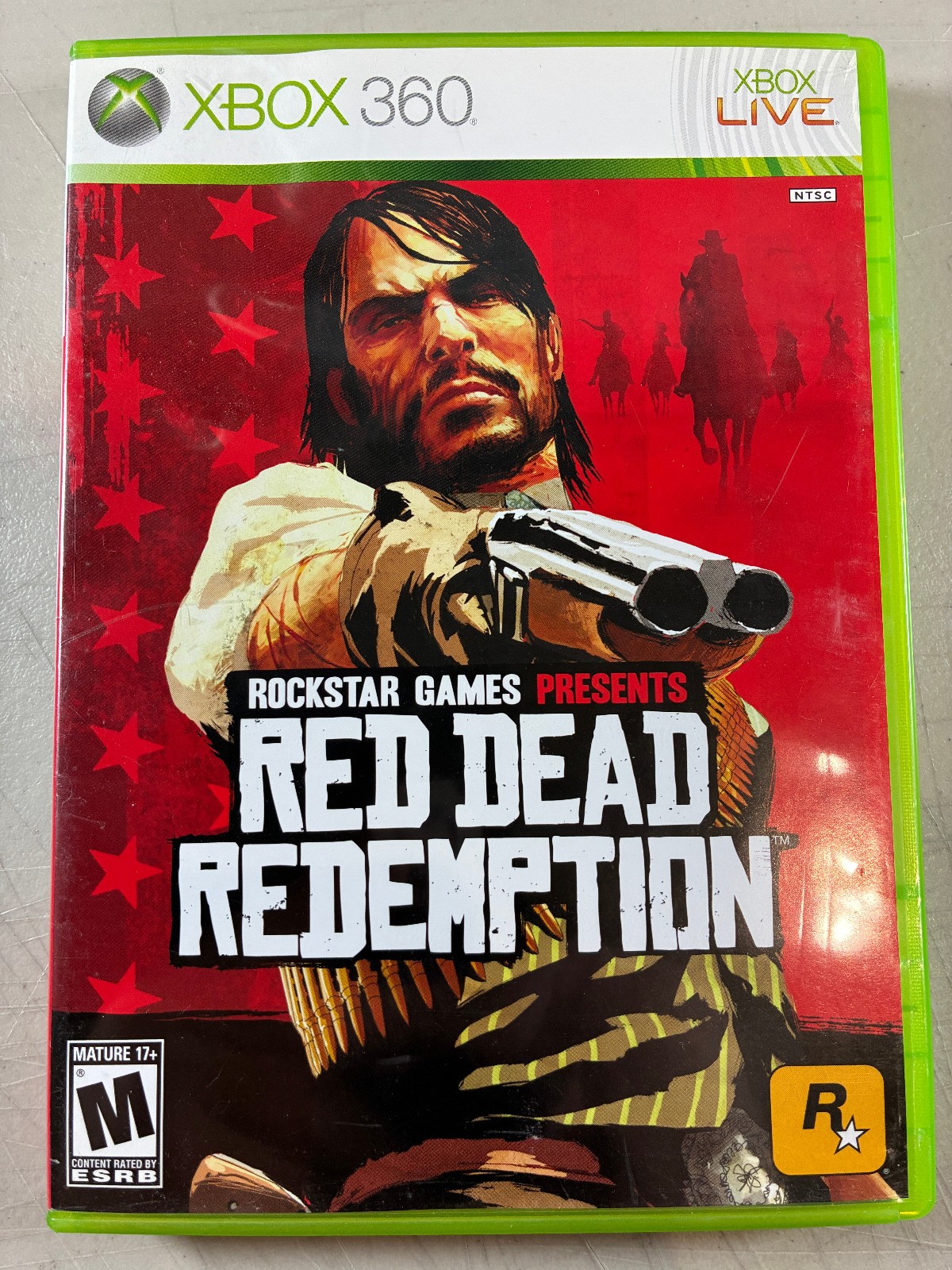 Xbox 360 Red Dead Redemption Video Game No Map w/ Manual 2010 Rockstar