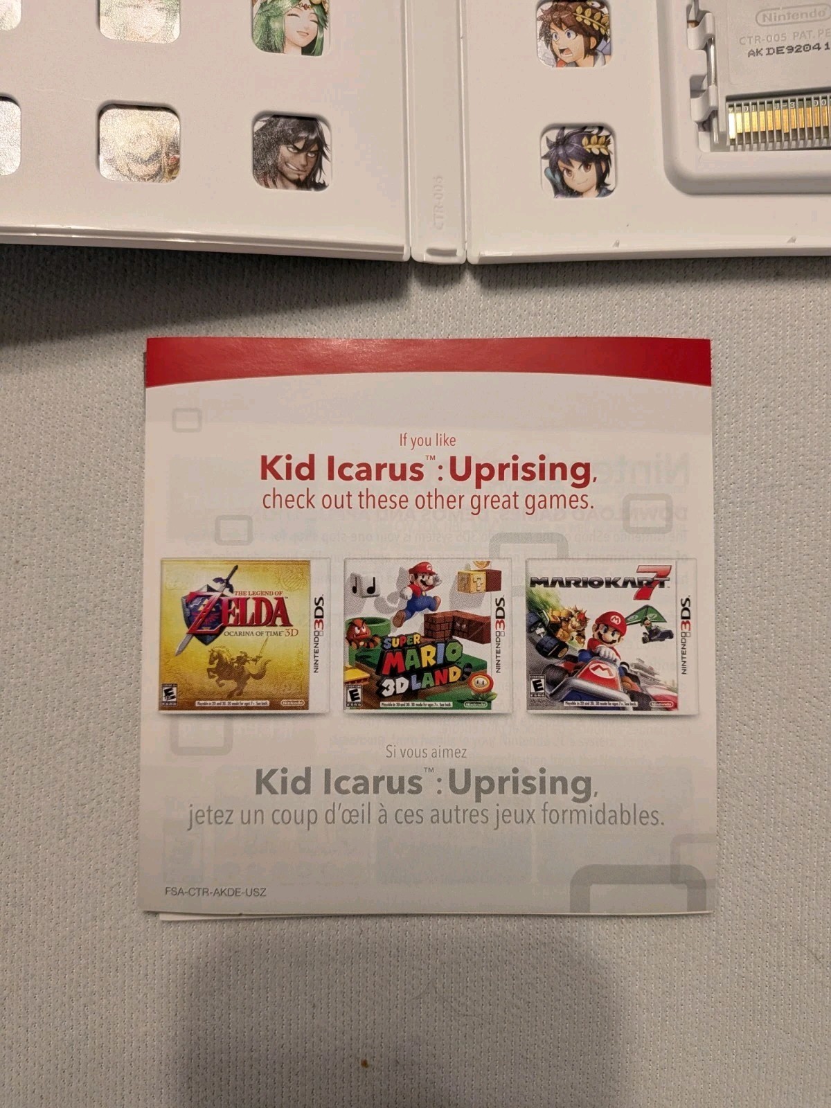 Kid Icarus: Uprising – CIB – Nintendo 3DS – 2012