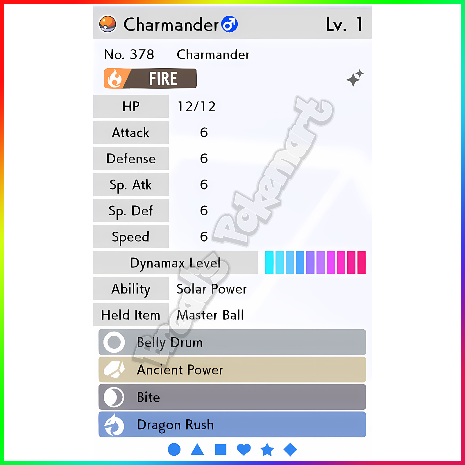 ✨ Ultra SHINY 6IV CHARMANDER ✨ Pokemon SWORD & SHIELD Kanto Starter +MasterBall
