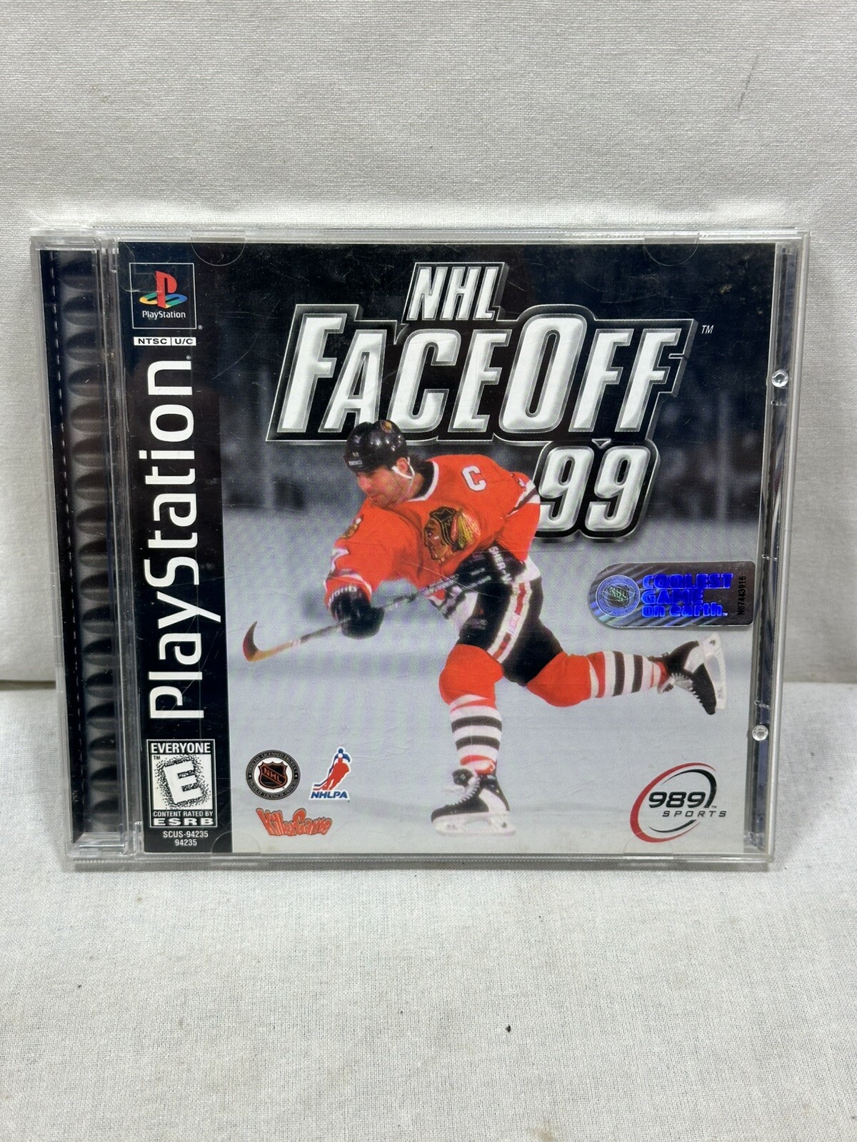 NHL FaceOff 99 (Sony PlayStation 1, 1998) Complete and Tested
