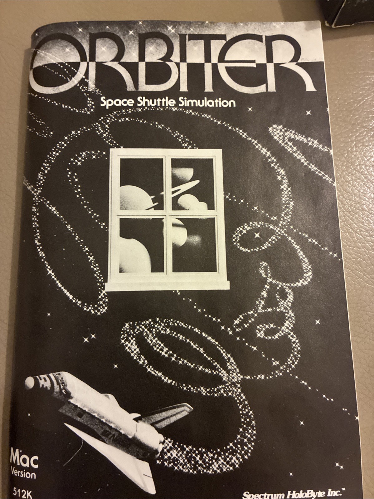 Orbiter Space Shuttle Simulation Big Box Macintosh NO DISK – Spectrum HoloByte