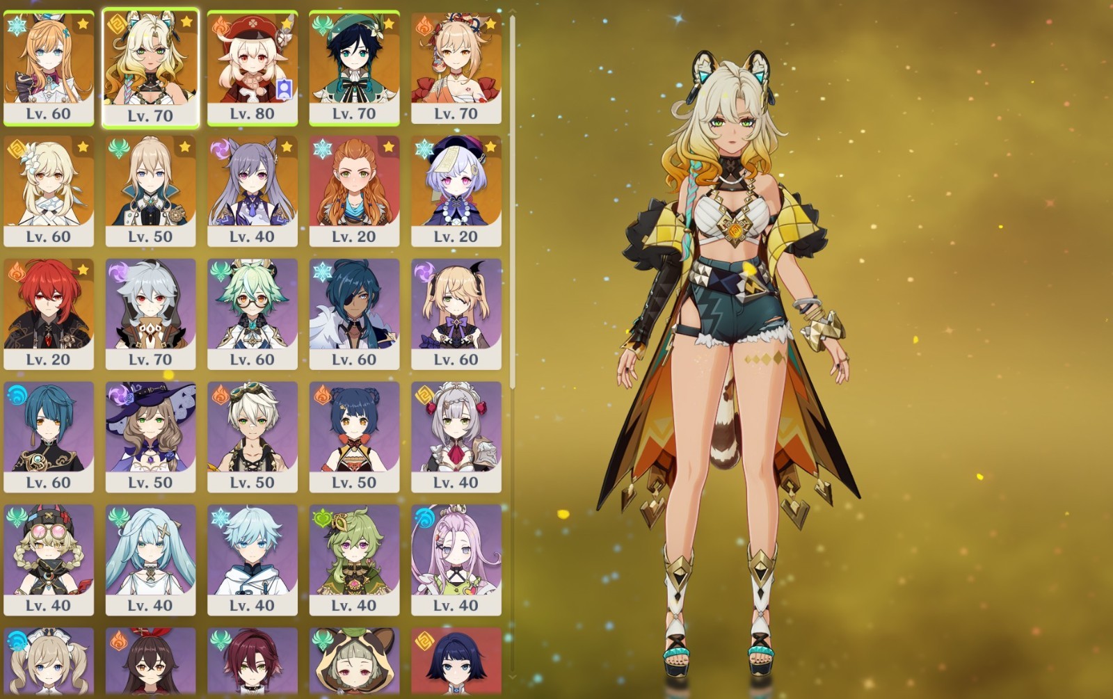 AR51 [EU] Xilonen Escoffier Klee Venti +5 Heroes +2 Weapons