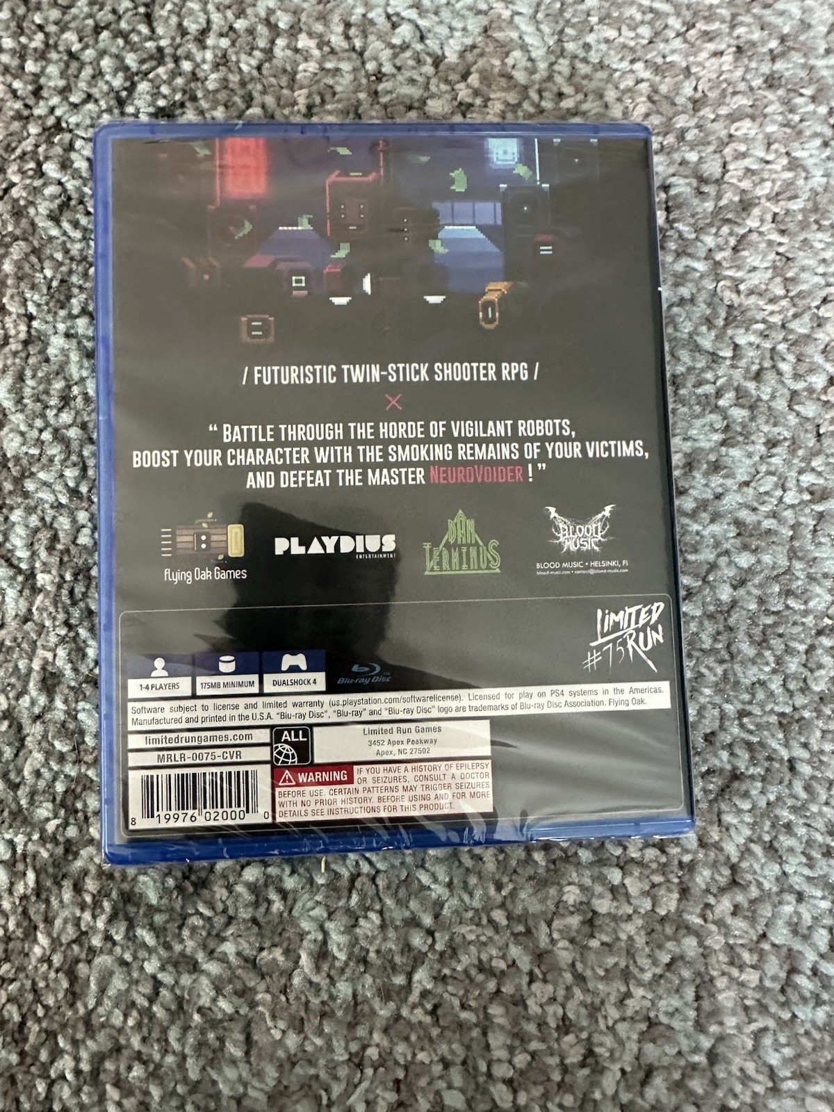 NeuroVoider: Limited Edition – Play Station 4 LRG #75 BRAND NEW / FACTORY SEALED