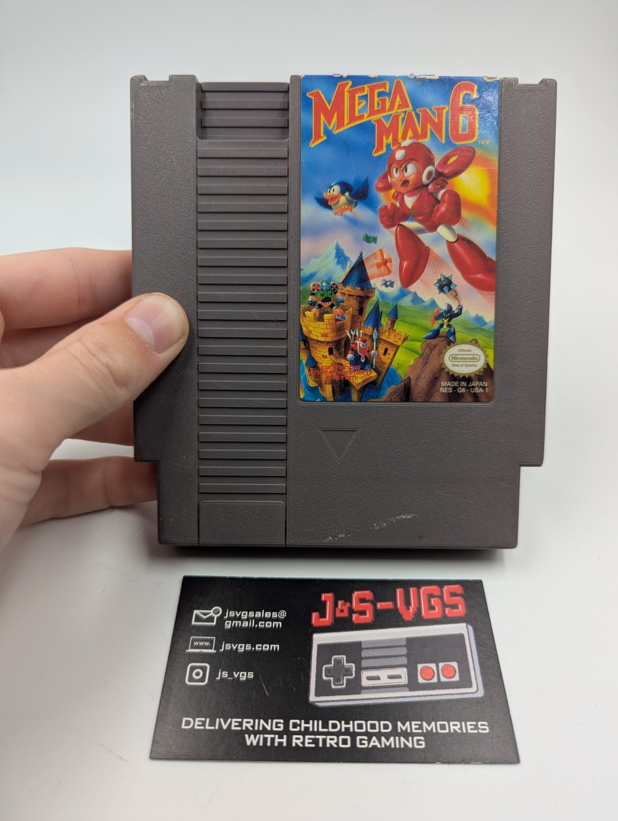 Mega Man 6 Nintendo NES Cartridge Only Authentic