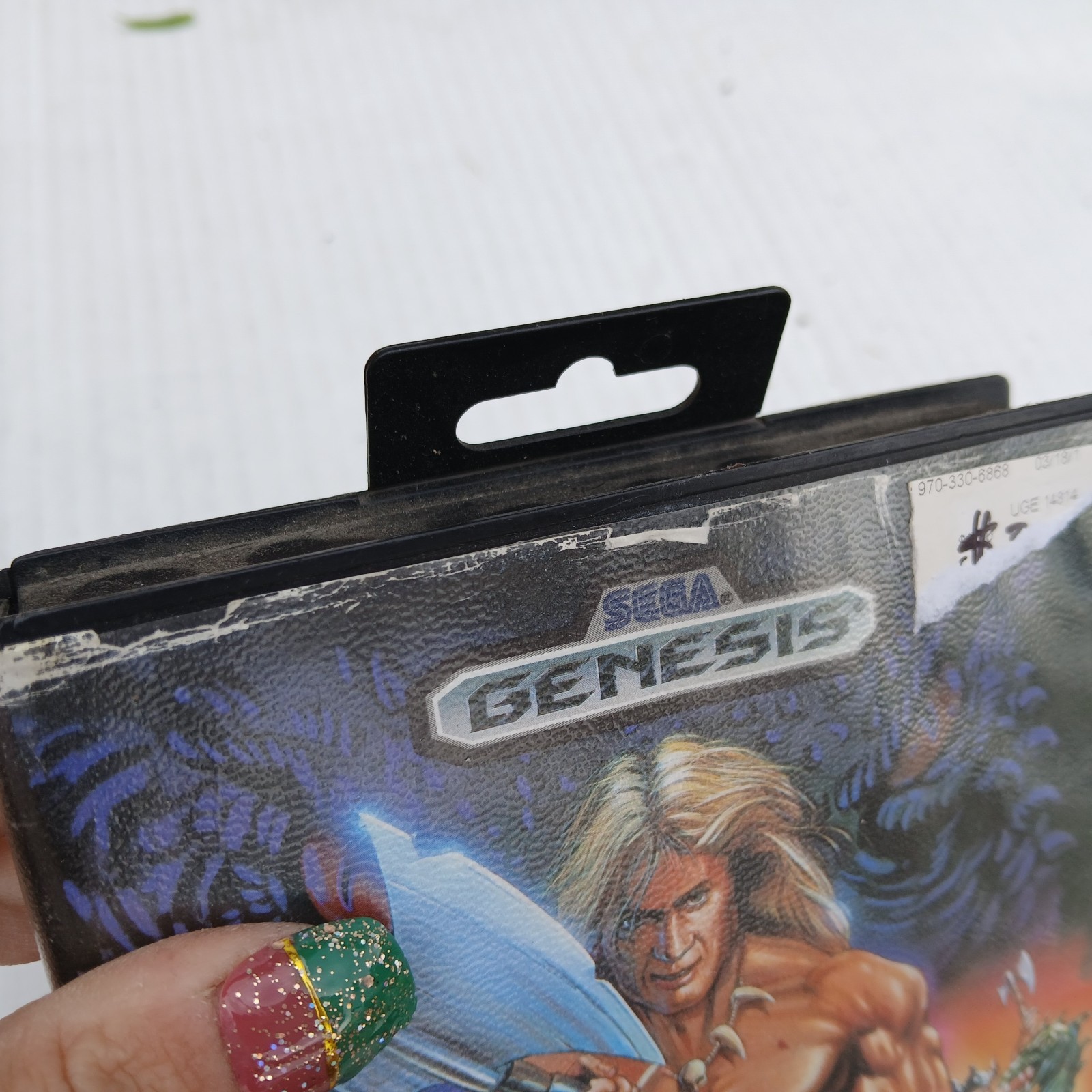 Golden Axe (Sega Genesis, 1989) Video Game 16-Bit Cartridge 1-2 Player
