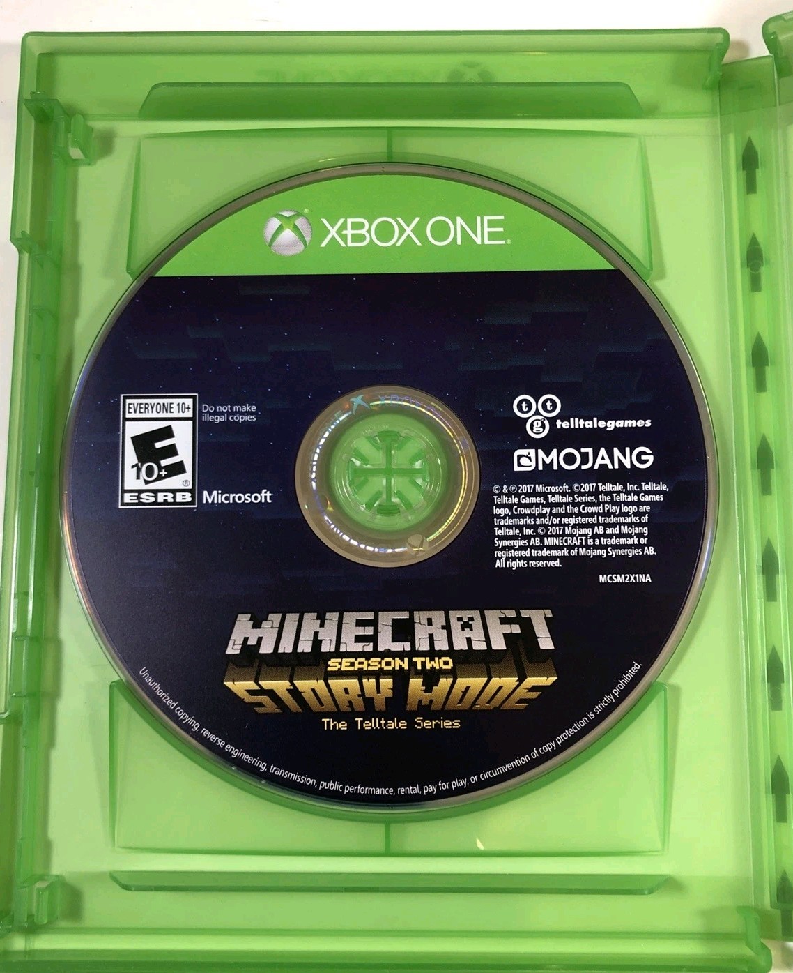 Minecraft Story Mode The Complete Adventure AND Season Two (Microsoft Xbox One)