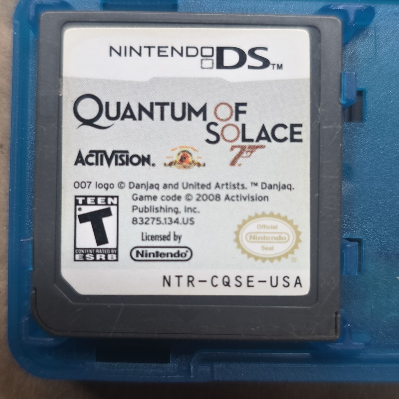 James Bond 007: Quantum of Solace (Nintendo DS, 2008) Tested Cart Only