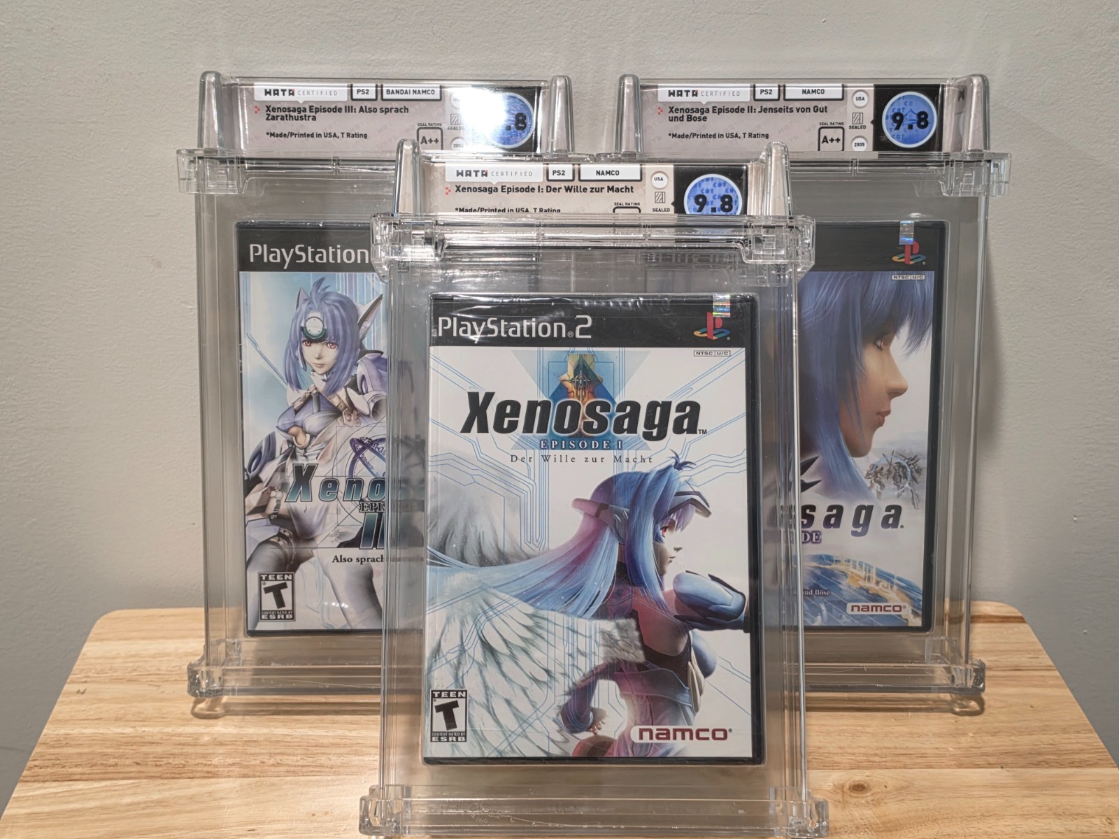 WATA | PSA 9.8 A++ Xenosaga: Episode I II & III – Sony PlayStation 2 Collection