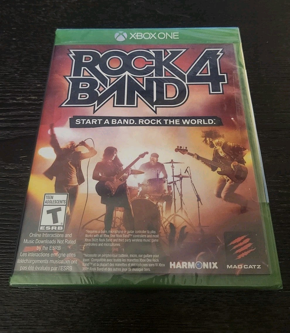 Rock Band 4 (Microsoft Xbox One, 2015) BRAND NEW AND SEALED!!!⭐️⭐️⭐️