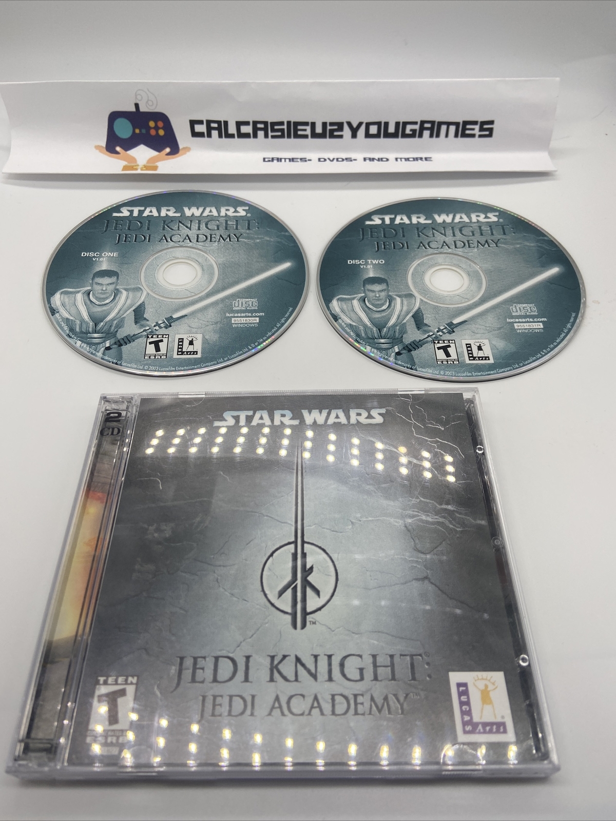 Star Wars: Jedi Knight — Jedi Academy Jewel Case (PC, 2010) Used
