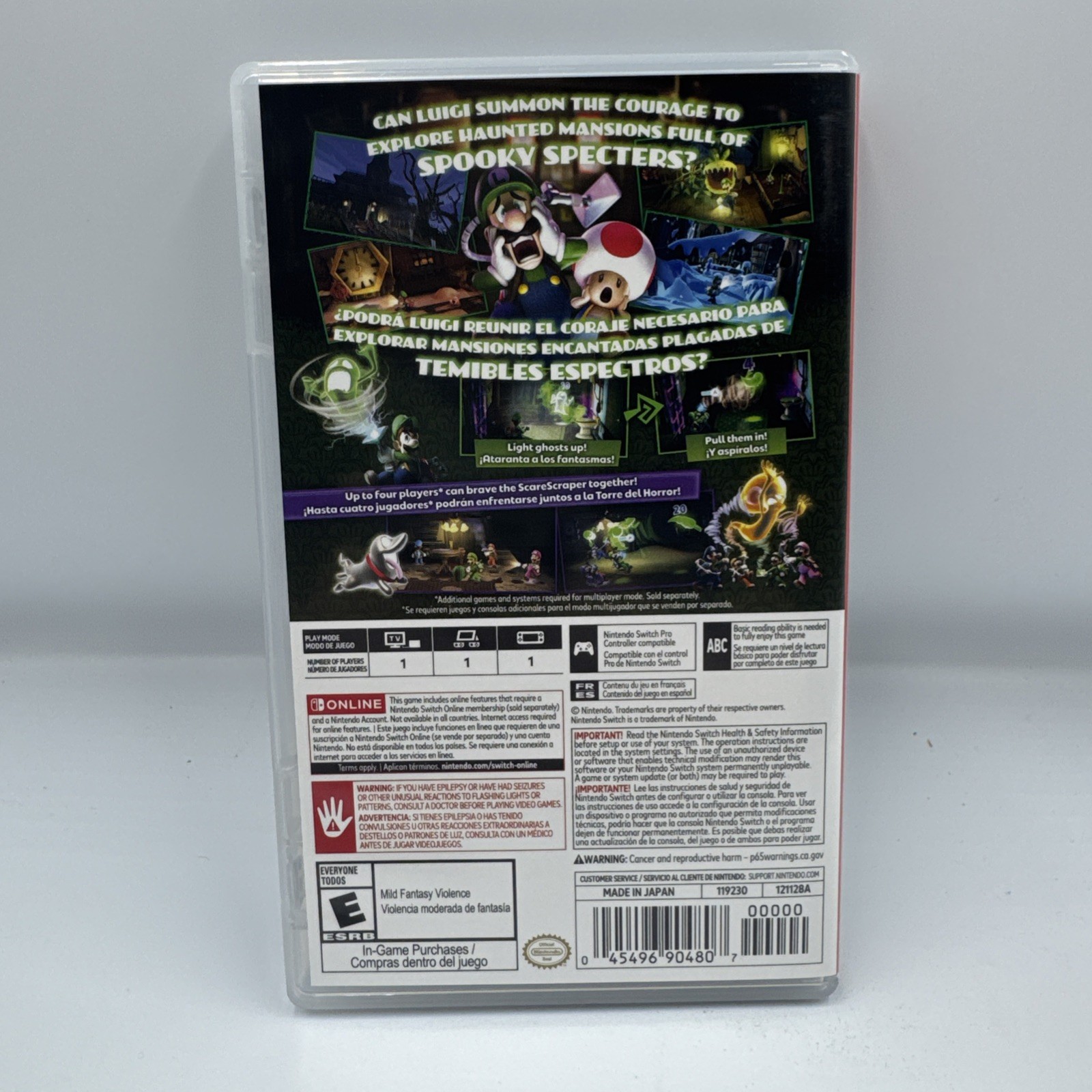 Luigi’s Mansion 2 HD NINTENDO SWITCH WORKS PERFECTLY EXCELLENT