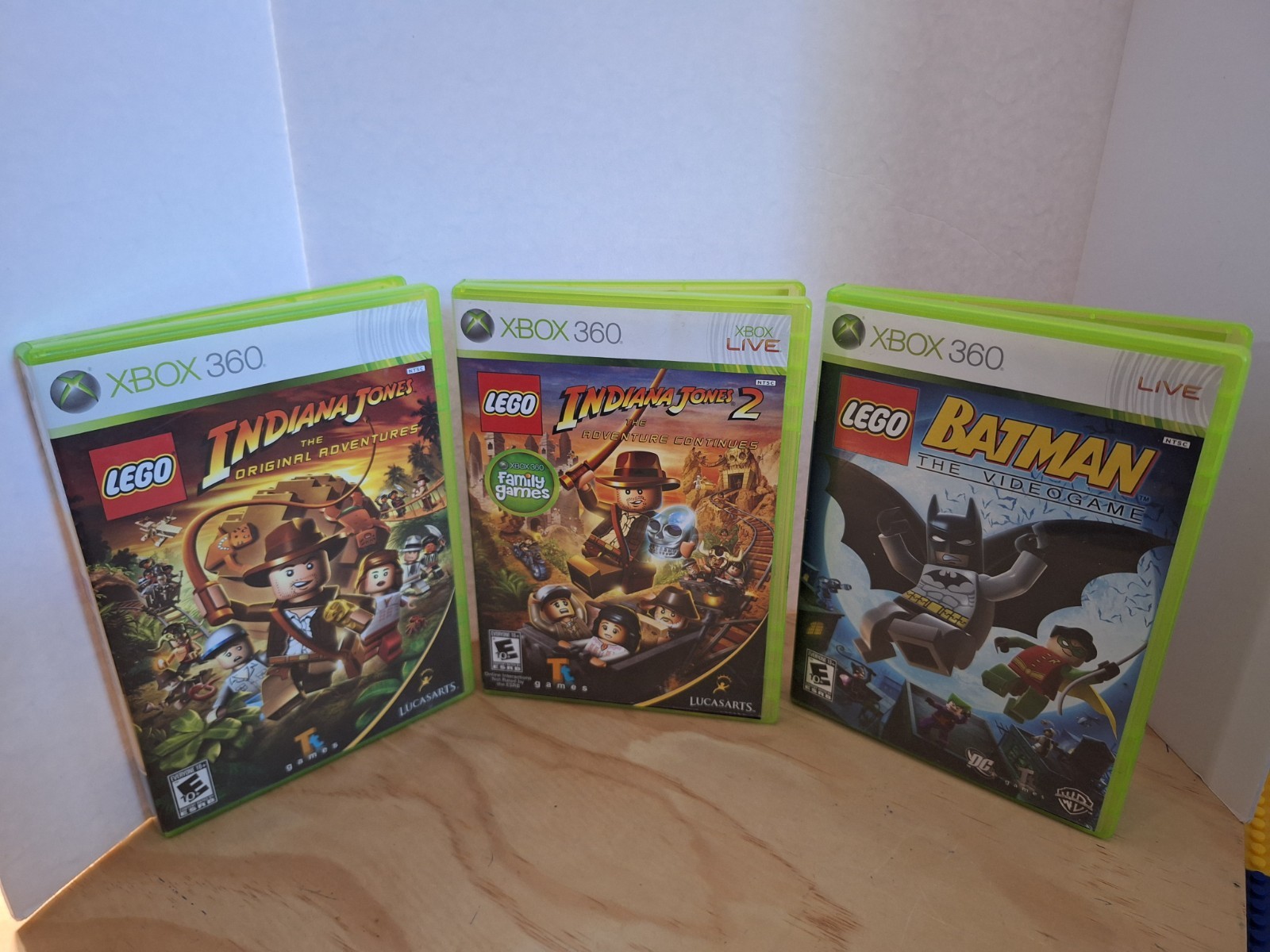 Lego Indiana Jones 1 & 2, Lego Batman, XBox 360