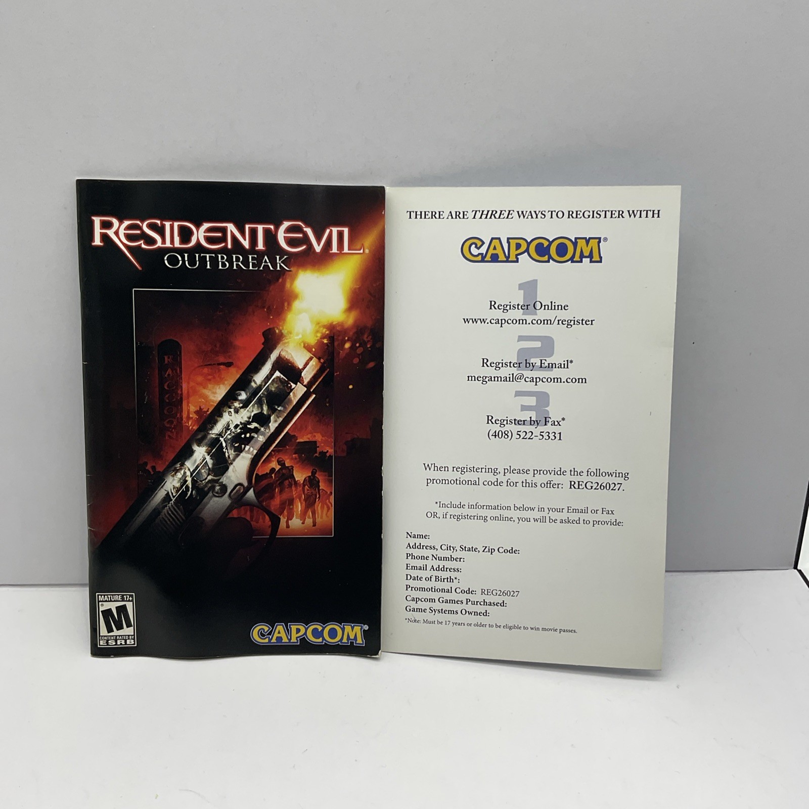 Resident Evil: Outbreak (PlayStation 2)Tested & Complete|Excellent|1 YR Warranty