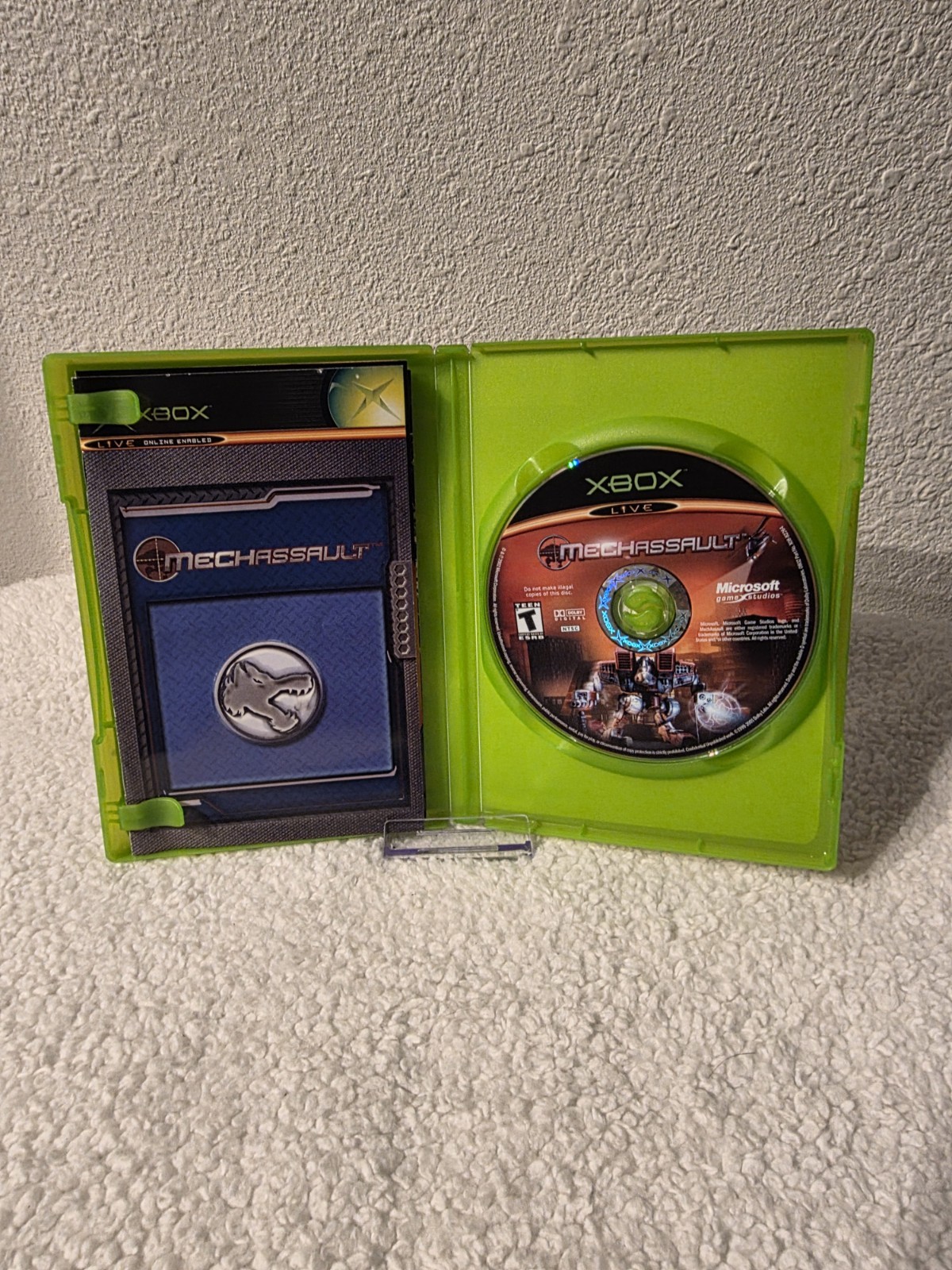 MechAssault (Microsoft Xbox, 2002). Tested. CIB. W/inserts Freeship!