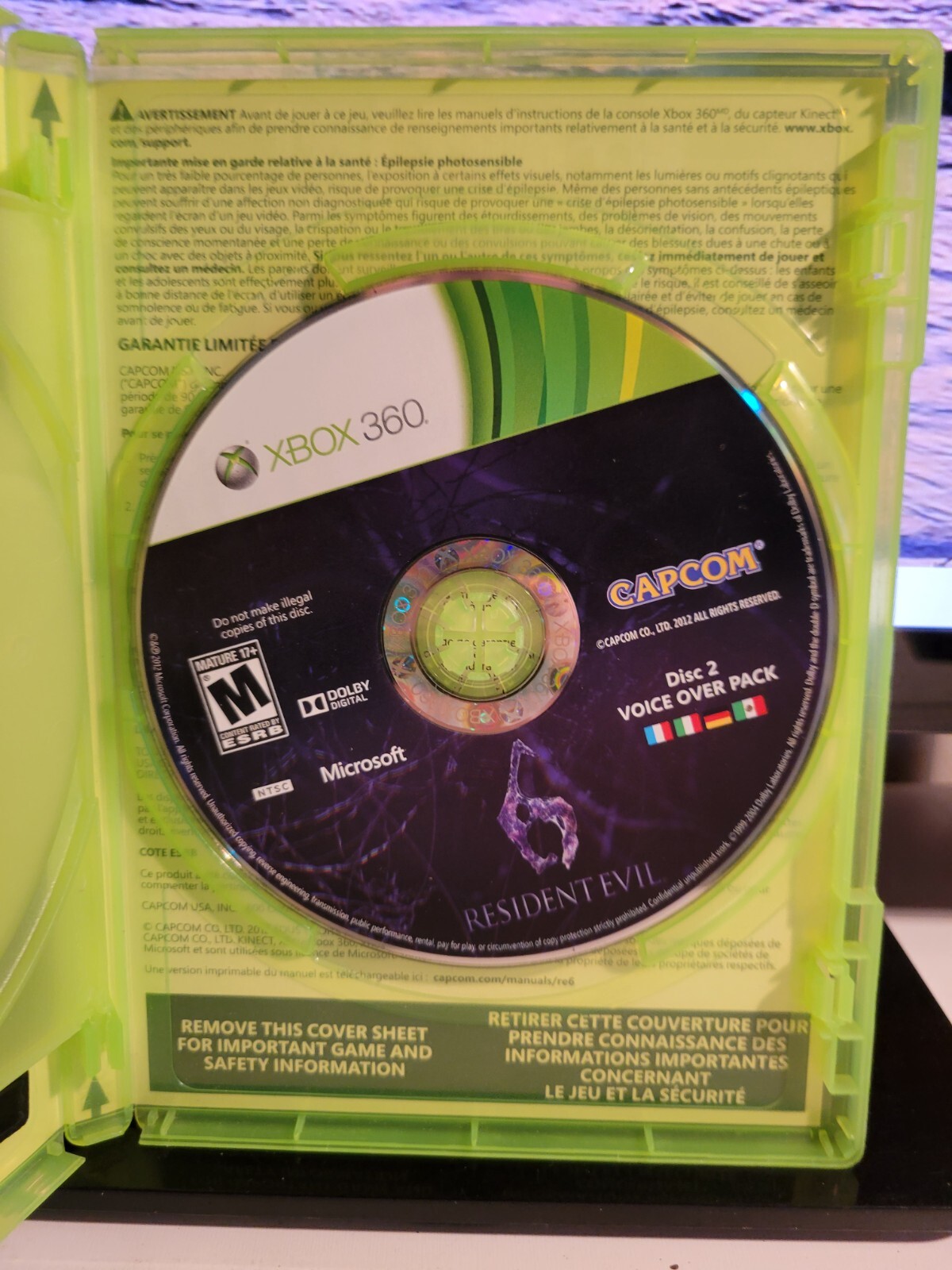 Resident Evil 5 & 6 (Microsoft Xbox 360 Lot) Capcom, Complete