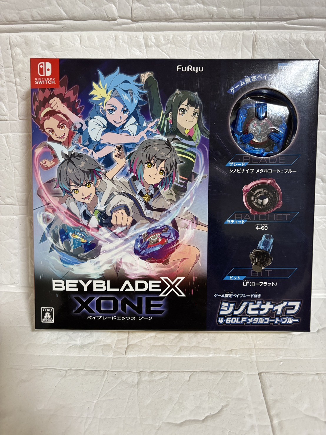 [New] Beyblade X: XONE Nintendo Switch Japan w/ Limited Beyblade Shinobi Knife