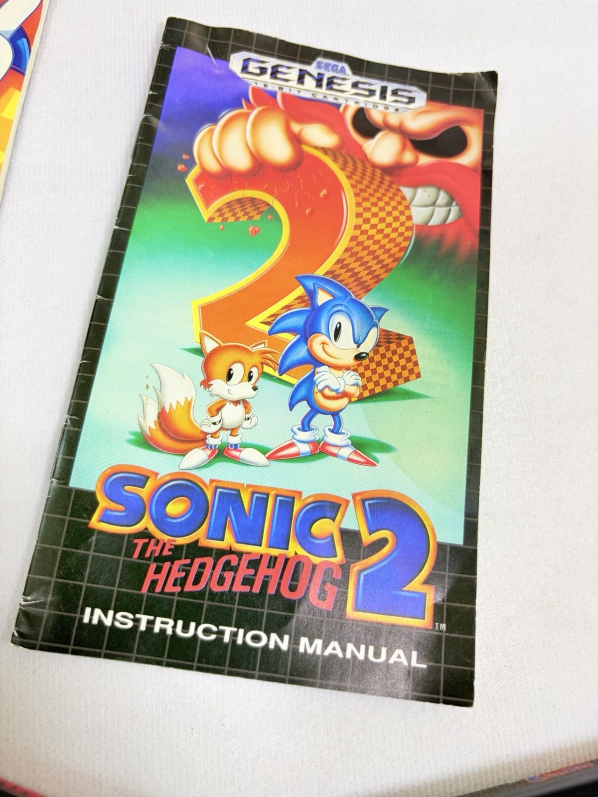 Sonic The Hedgehog 1 & 2 Not For Resale Sega Genesis CIB Tested Working