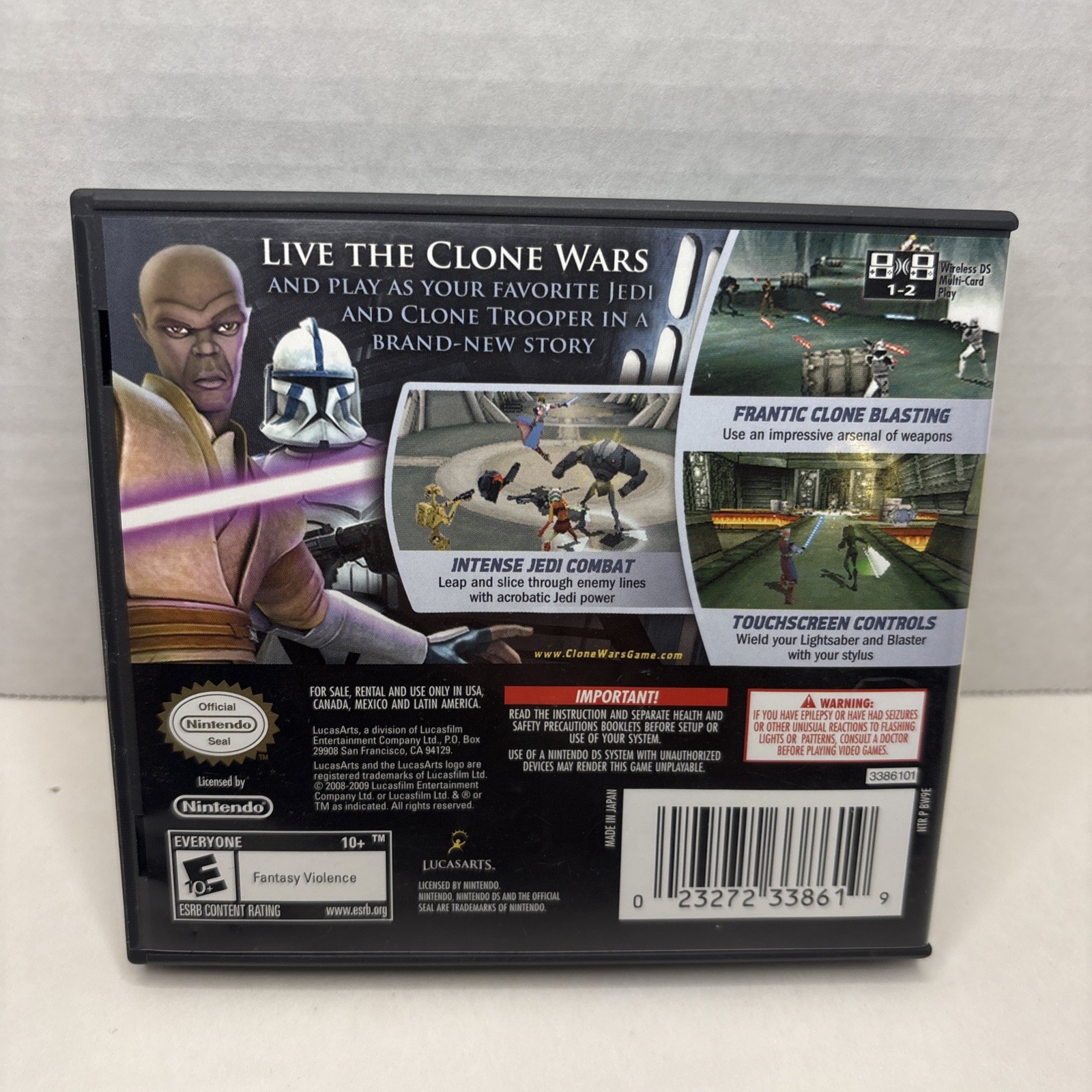 Star Wars the Clone Wars Republic Heroes – Nintendo DS CIB