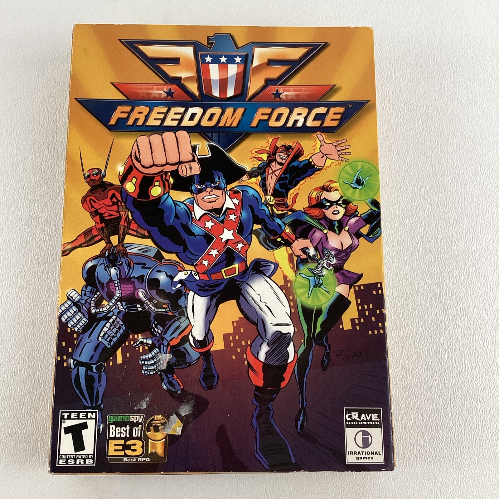 Freedom Force PC Computer Game Energy X Heroic Tactical RPG Vintage 2002