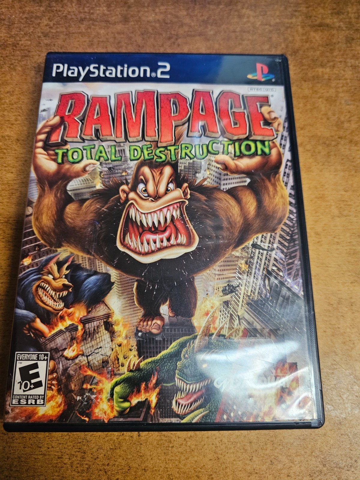 Rampage: Total Destruction (Sony PlayStation 2, 2006)(TESTED)