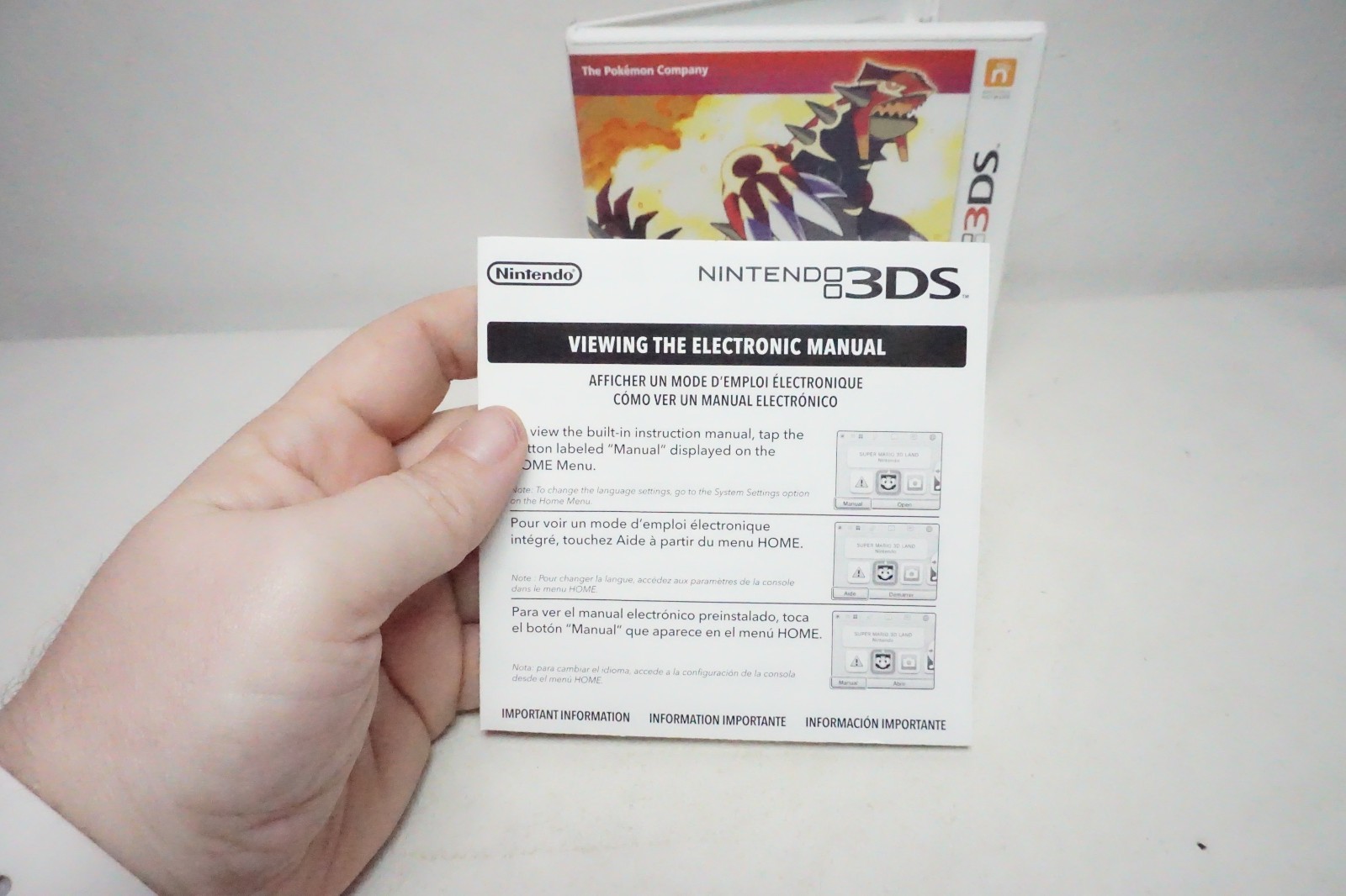 Pokemon Omega Ruby World Edition 3DS Authentic Case