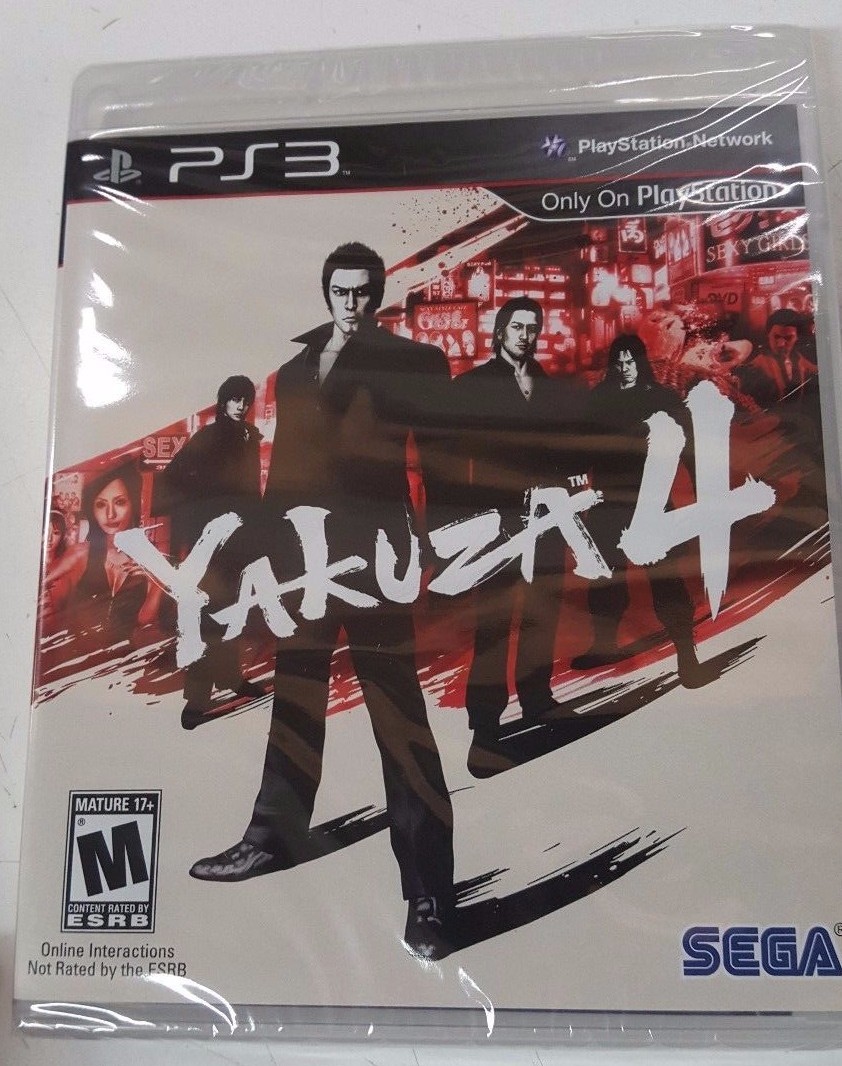 Yakuza 4 – PlayStation 3, Brand New