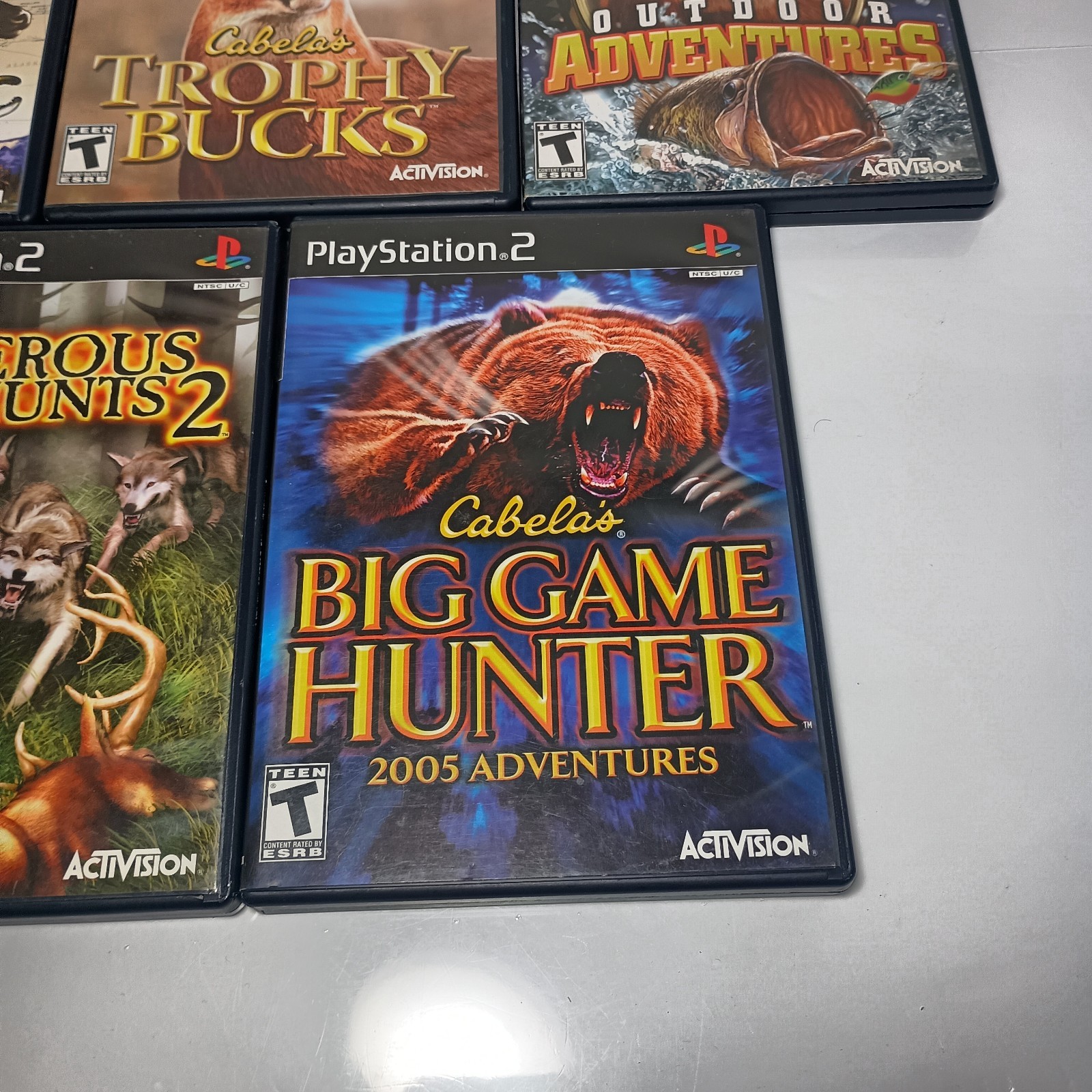 Cabelas Bundle PS2 Hunting Video Games Lot Of 5 CIB Complete PlayStation 2