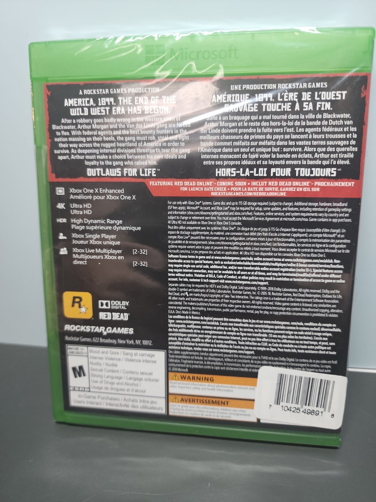 Red Dead Redemption 2 – Microsoft Xbox One