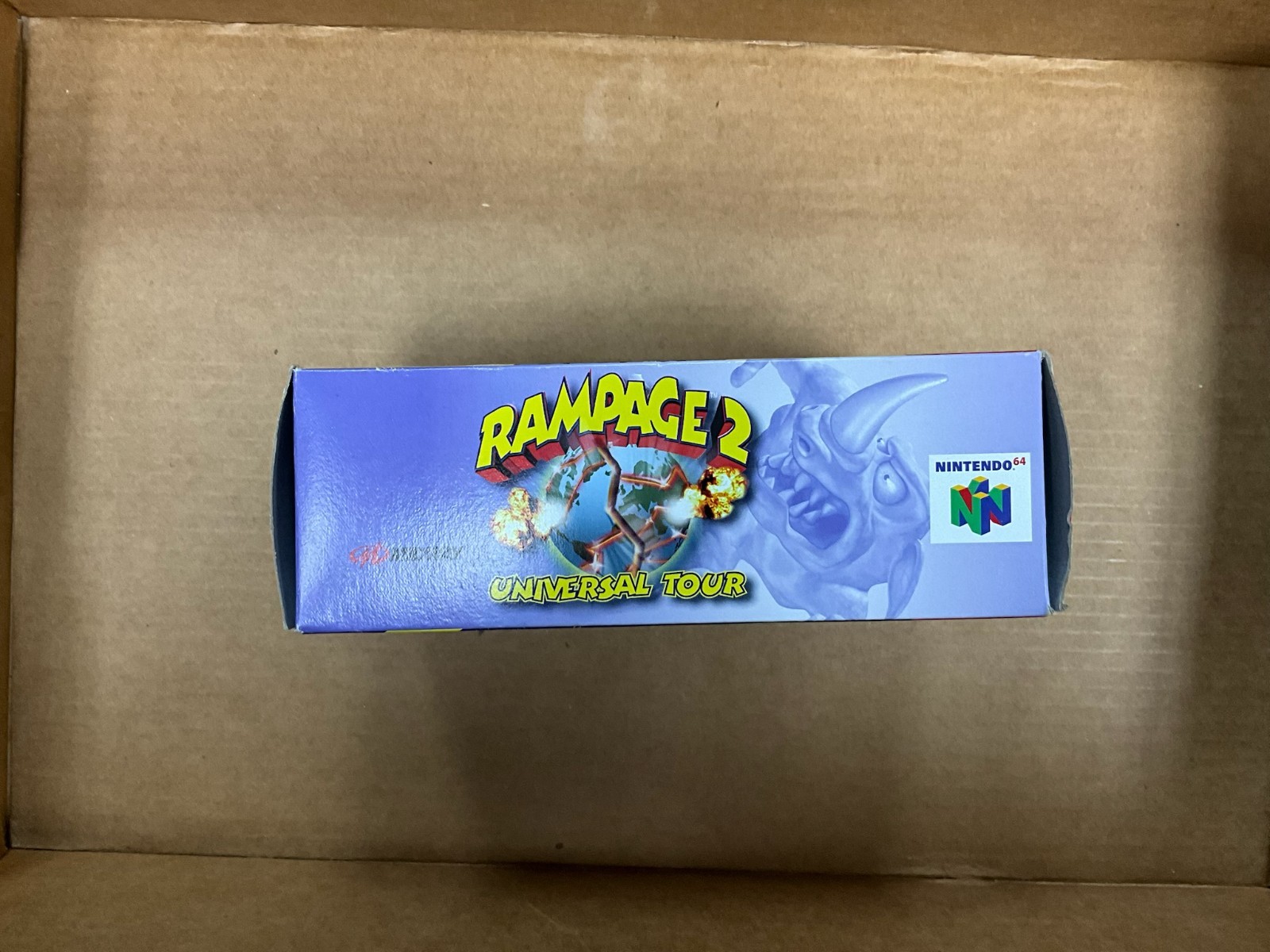 Rampage 2 Big Box Variant No Plush Nintendo 64 N64 Complete In Box CIB Near Mint