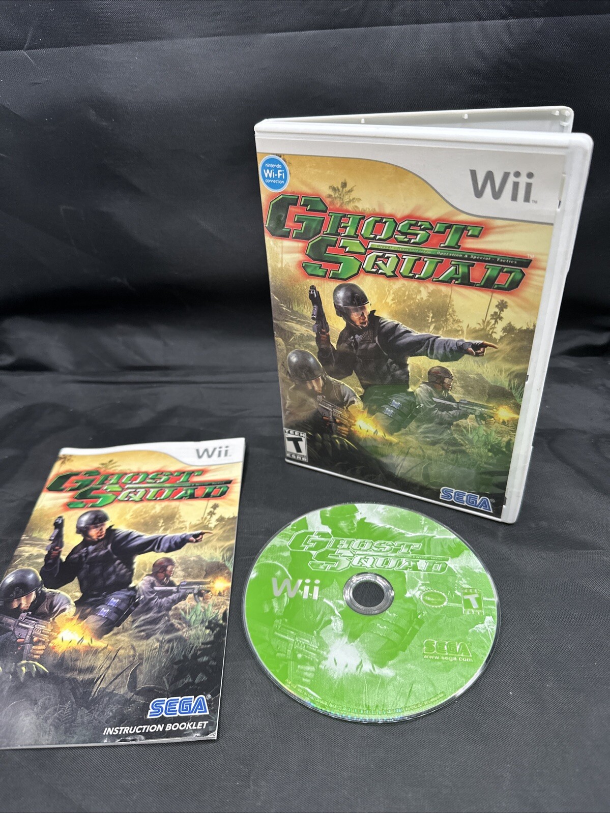 Ghost Squad (Nintendo Wii, 2007) w/ Manual Included